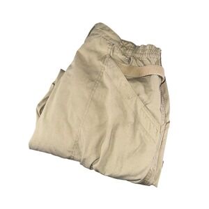 5.11 Tactical Pants Mens 38x32 Beige Cargo Elastic Waist Ripstop Workwear Casual